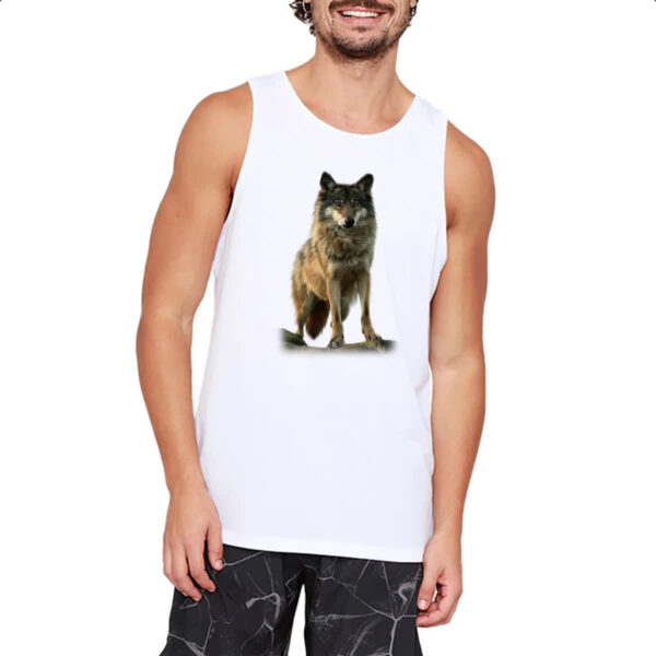 Camiseta Regata Lobo cinza americano - Imagem 2