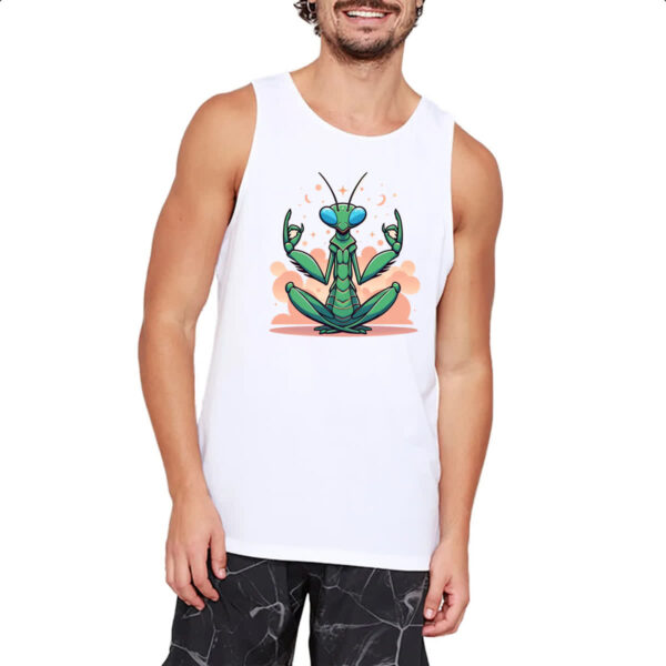 Camiseta Regata Louva Deus Meditando - Imagem 2