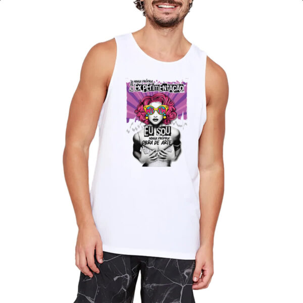 Camiseta Regata Mulher obra de arte - Imagem 2