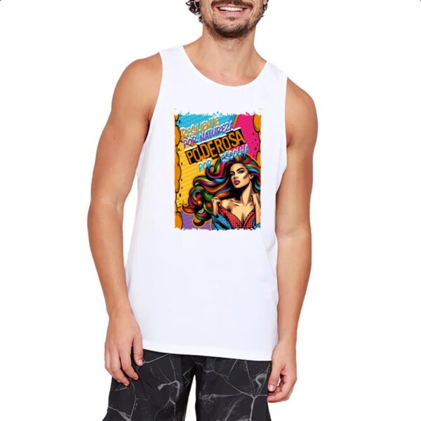 Camiseta Regata Mulher resiliente - Imagem 2