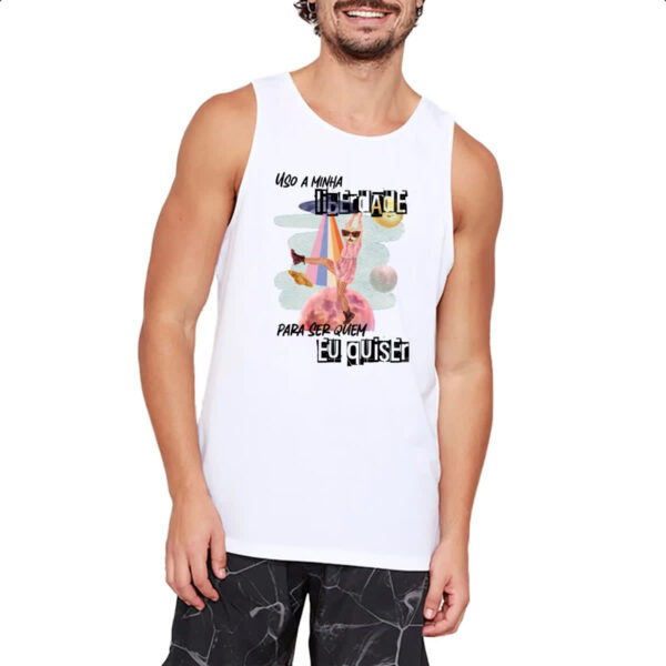 Camiseta Regata Mulher ser quem quiser - Imagem 2