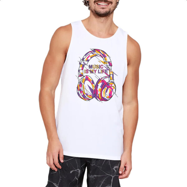 Camiseta Regata Music is my life - Imagem 2