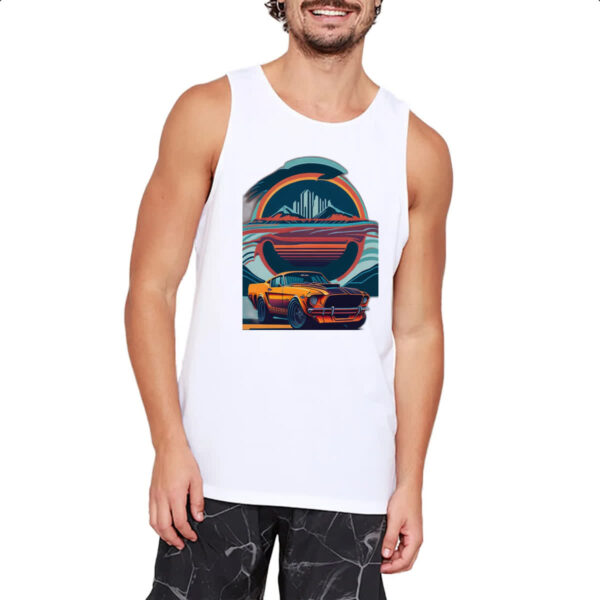 Camiseta Regata Mustang Cobra Shelby Colorful Shades - Imagem 2