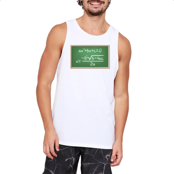 Camiseta Regata Matematica equacao segundo grau - Imagem 2