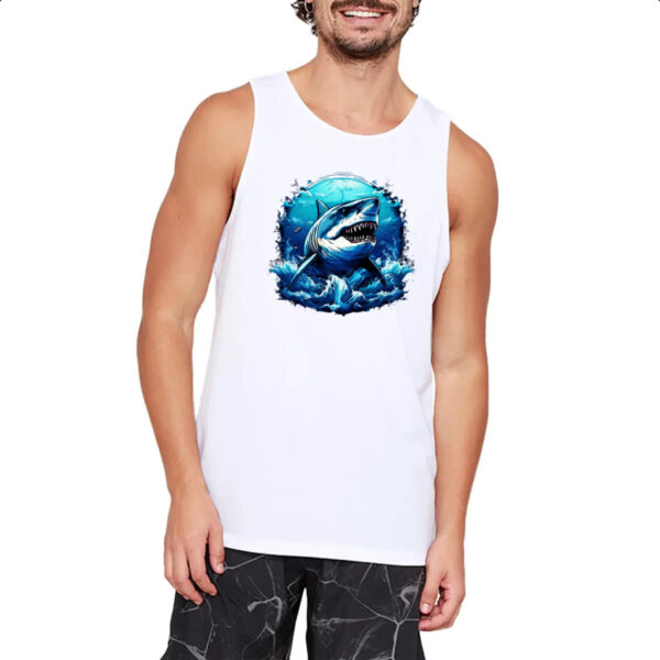Camiseta Regata Megalodom sea art - Imagem 2