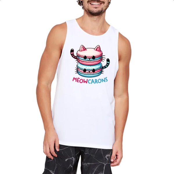 Camiseta Regata Meowcarons - Imagem 2