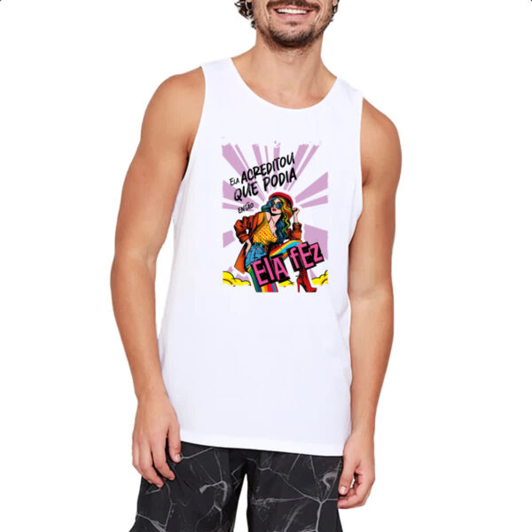 Camiseta Regata Mulher acreditou - Imagem 2