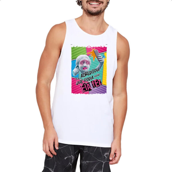 Camiseta Regata Mulher acreditou e fez - Imagem 2