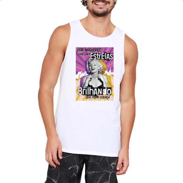 Camiseta Regata Mulher brilhando - Imagem 2