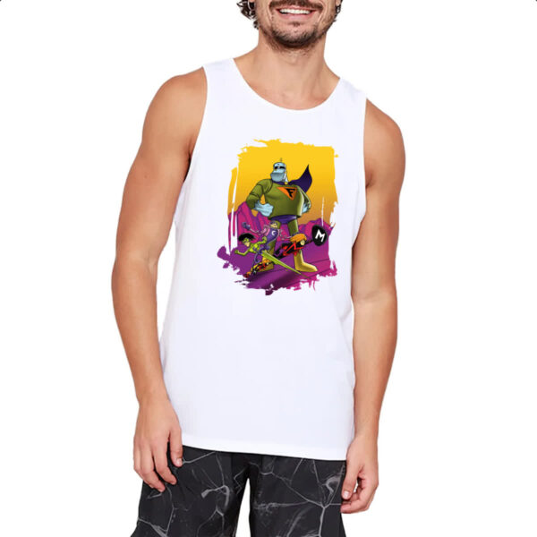 Camiseta Regata Nostalgia Frankstein Jr e os Impossiveis - Imagem 2