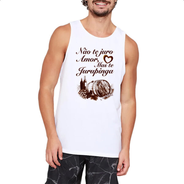 Camiseta Regata Nao te juro amor jurupinga barril - Imagem 2
