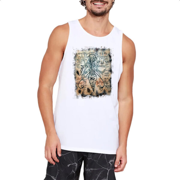 Camiseta Regata Necronomicon Fragmento Larp - Imagem 2