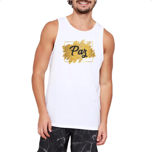 Camiseta Regata Ano novo paz - Imagem 2