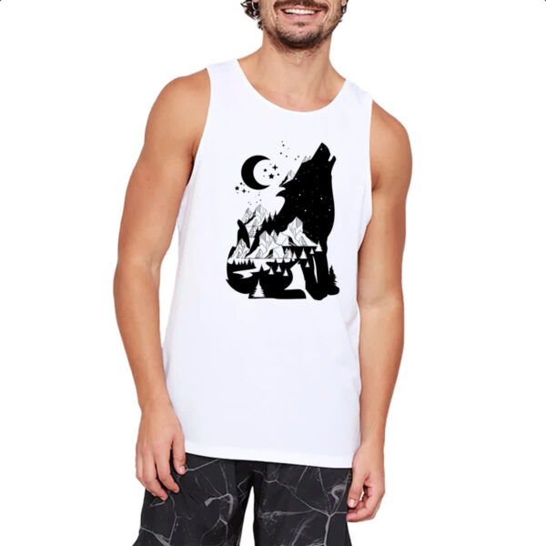 Camiseta Regata Night Wolf - Imagem 2
