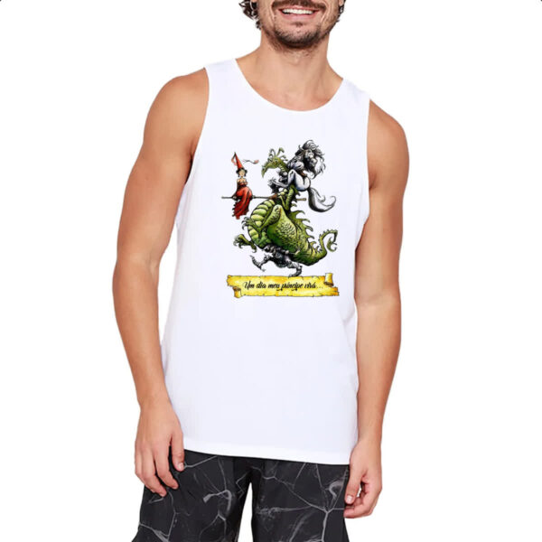 Camiseta Regata Um dia meu principe vira - Imagem 2