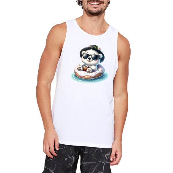 Camiseta Regata Urso polar na boia - Imagem 2