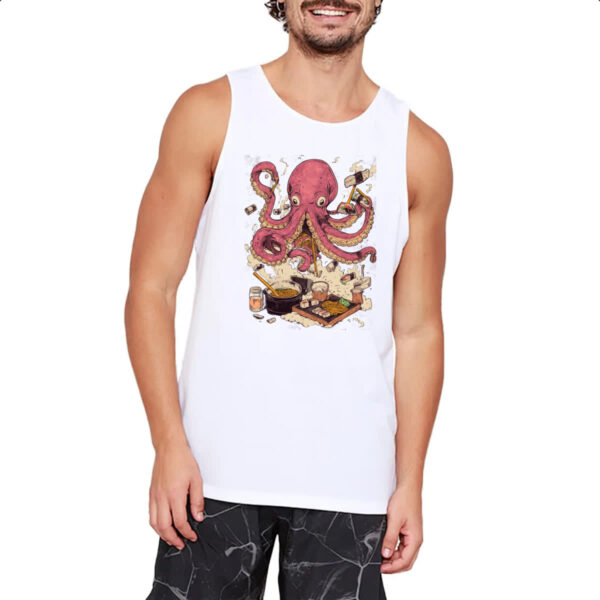 Camiseta Regata Octopus cozinheiro - Imagem 2