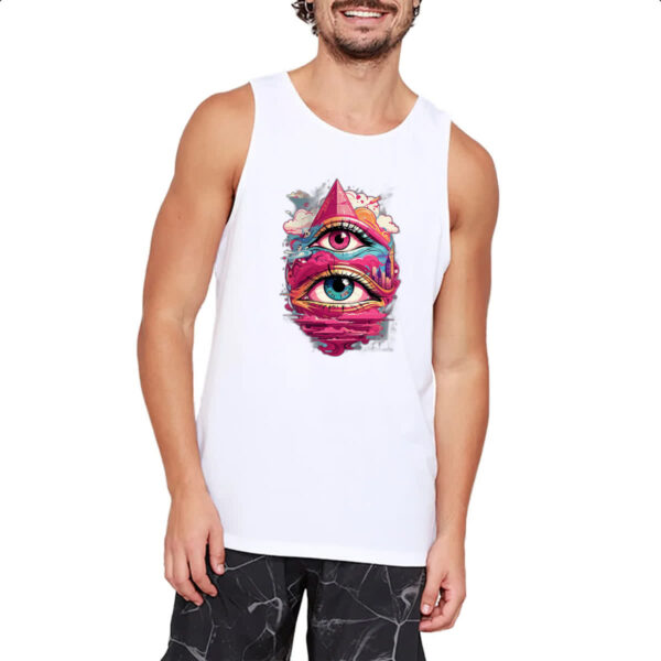 Camiseta Regata Olho de Horus no ceu Street Art - Imagem 2