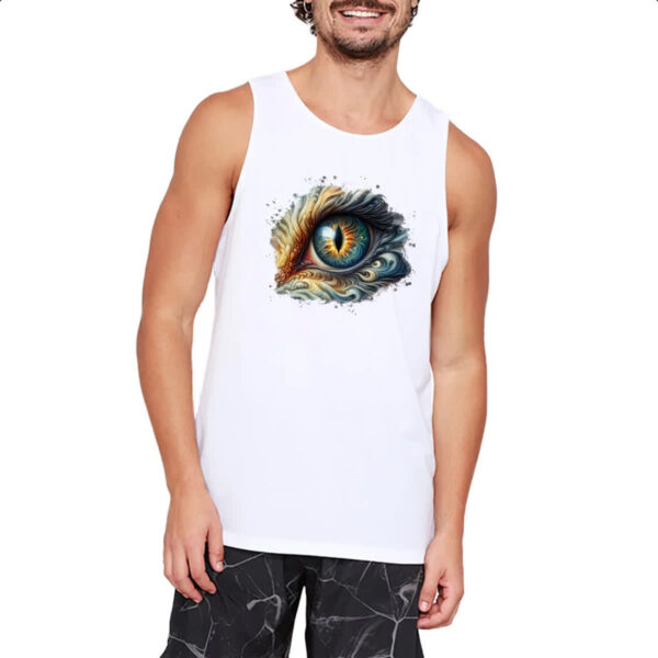 Camiseta Regata Olho de dragao watercolor - Imagem 2