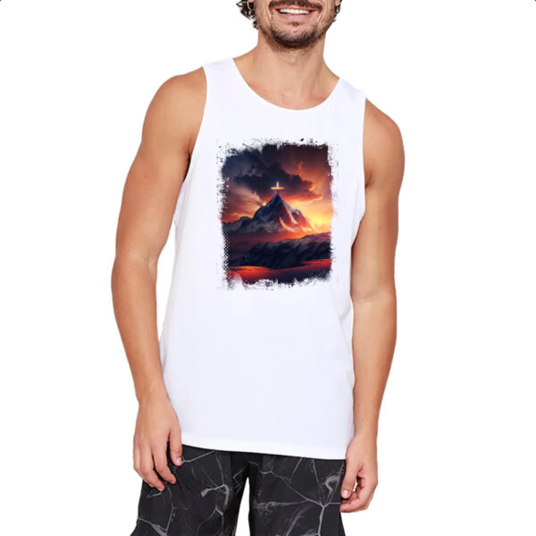 Camiseta Regata A fe move montanhas 2 - Imagem 2
