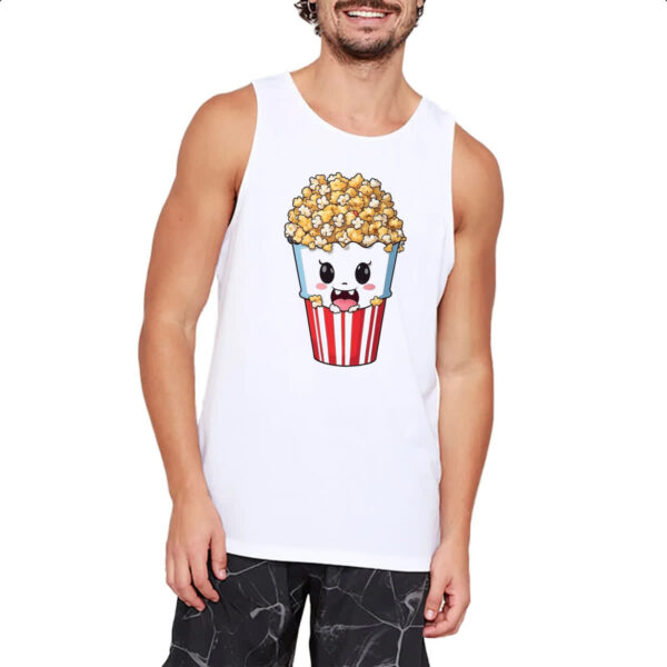 Camiseta Regata Pipoca cinema feliz - Imagem 2