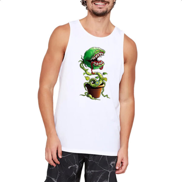 Camiseta Regata Planta carnivora no vaso - Imagem 2