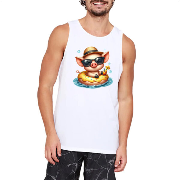 Camiseta Regata Porco na boia - Imagem 2