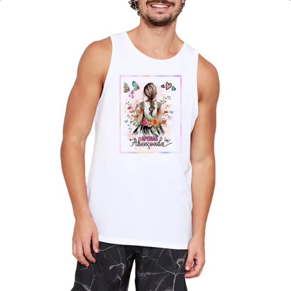 Camiseta Regata Apenas abencoada - Imagem 2