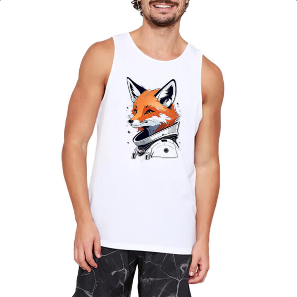 Camiseta Regata Raposa astronauta - Imagem 2