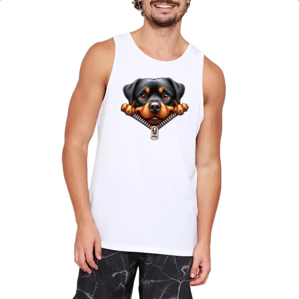 Camiseta Regata Rottweiler no Ziper - Imagem 2