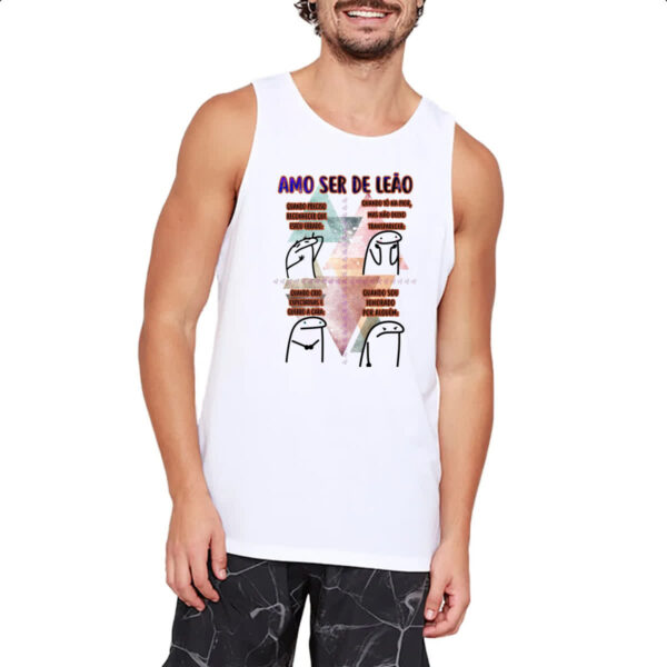 Camiseta Regata Signo Amo ser de Leao - Imagem 2