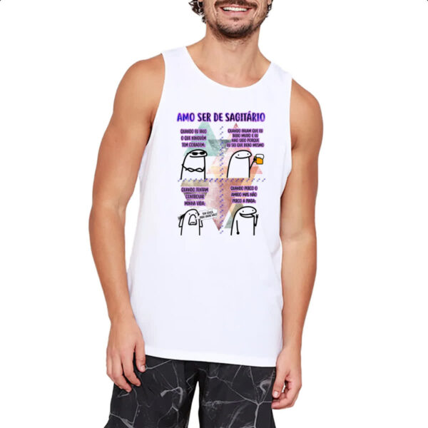 Camiseta Regata Signo Amo ser de Sagitario - Imagem 2