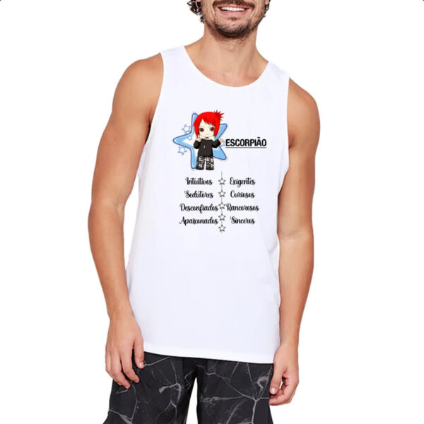 Camiseta Regata Signo Cute Escorpiao - Imagem 2