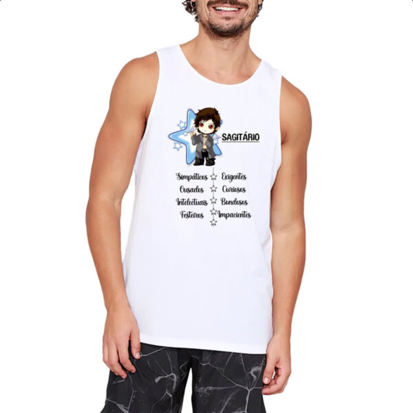 Camiseta Regata Signo Cute Sagitario - Imagem 2