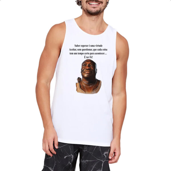 Camiseta Regata Saber esperar e uma virtude - Imagem 2