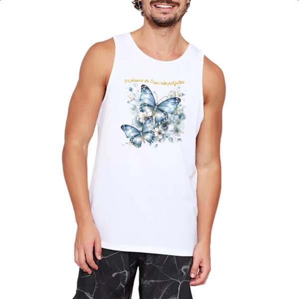 Camiseta Regata Salmos os planos de Deus - Imagem 2