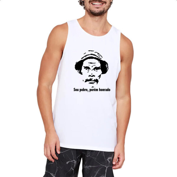 Camiseta Regata Seu Madruga - Sou pobre porem honrado - Imagem 2