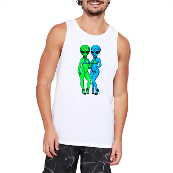 Camiseta Regata Sexy Aliens - Imagem 2