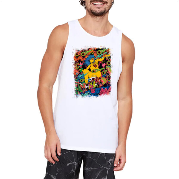 Camiseta Regata Skatista psicodelico - Imagem 2