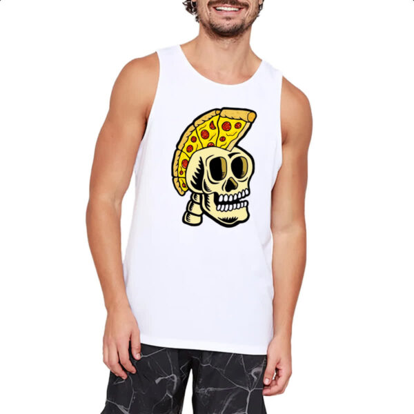 Camiseta Regata Skull pizza gladiator - Imagem 2