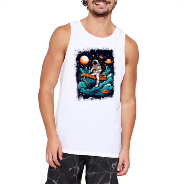 Camiseta Regata Astronauta e o bote - Imagem 2