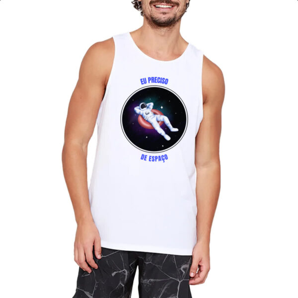 Camiseta Regata Astronauta preciso de espaco - Imagem 2