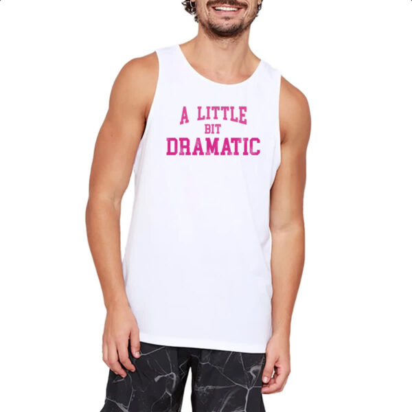 Camiseta Regata A little bit dramatic rosa - Imagem 2