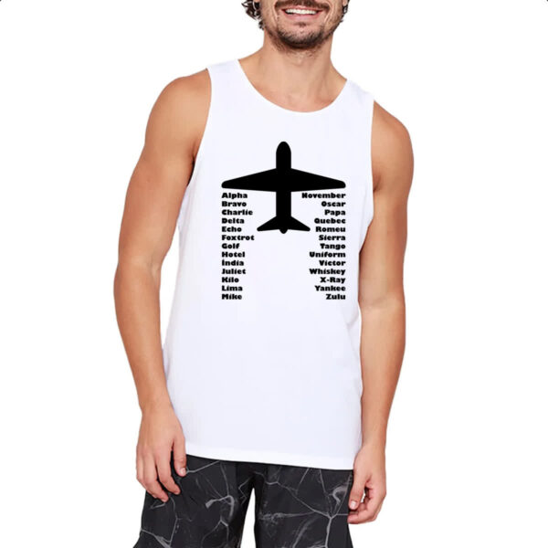 Camiseta Regata Aviao codigos foneticos - Imagem 2