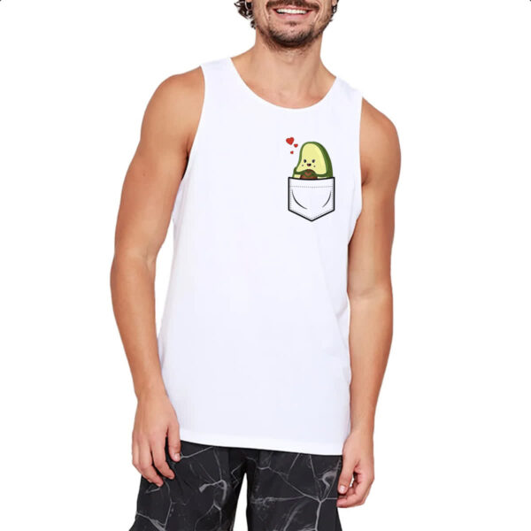 Camiseta Regata Abacate no bolso - Imagem 2
