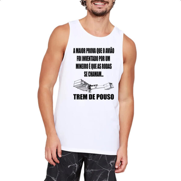 Camiseta Regata 14 Bis Trem de pouso - Imagem 2