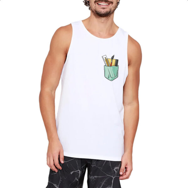 Camiseta Regata Bolso de desenhista - Imagem 2