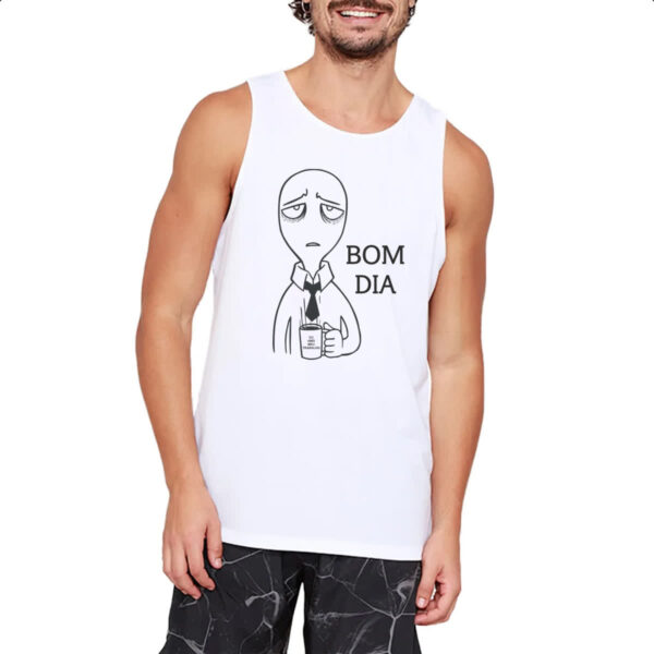 Camiseta Regata Bom dia eu amo meu trabalho - Imagem 2