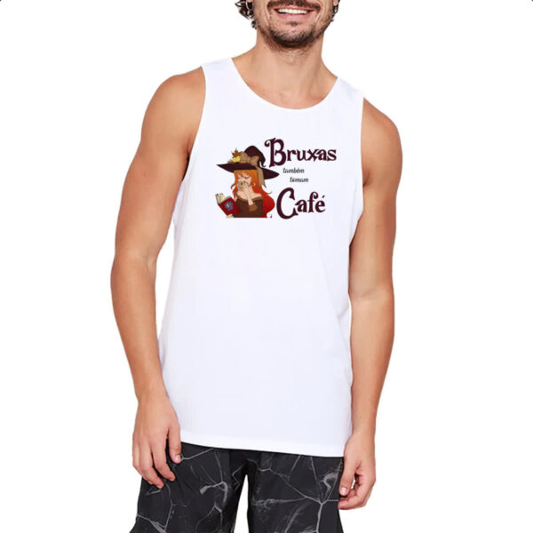 Camiseta Regata Bruxas tambem tomam cafe - Imagem 2