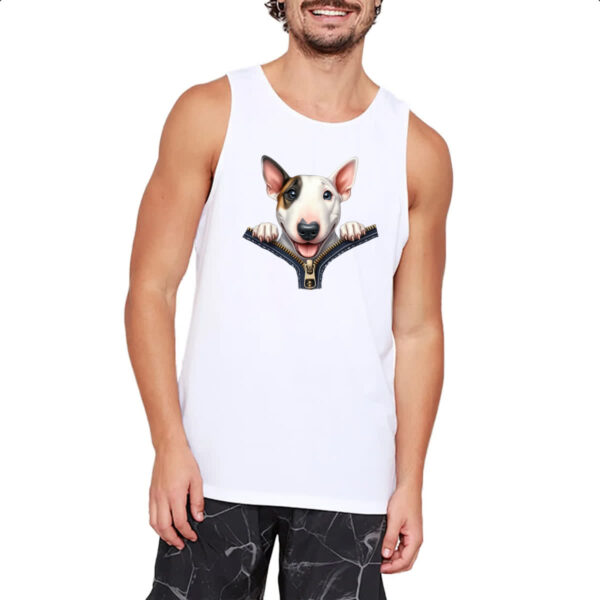 Camiseta Regata Bull Terrier no Ziper - Imagem 2